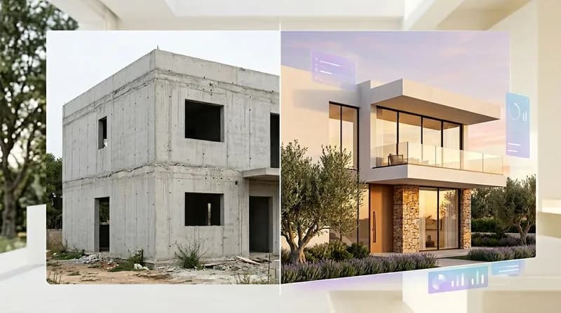 建築外観デザインの変換