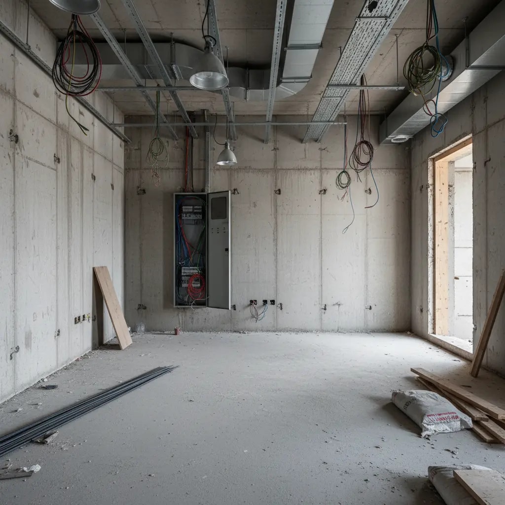 Minimalist white space, warm as poetry - Before