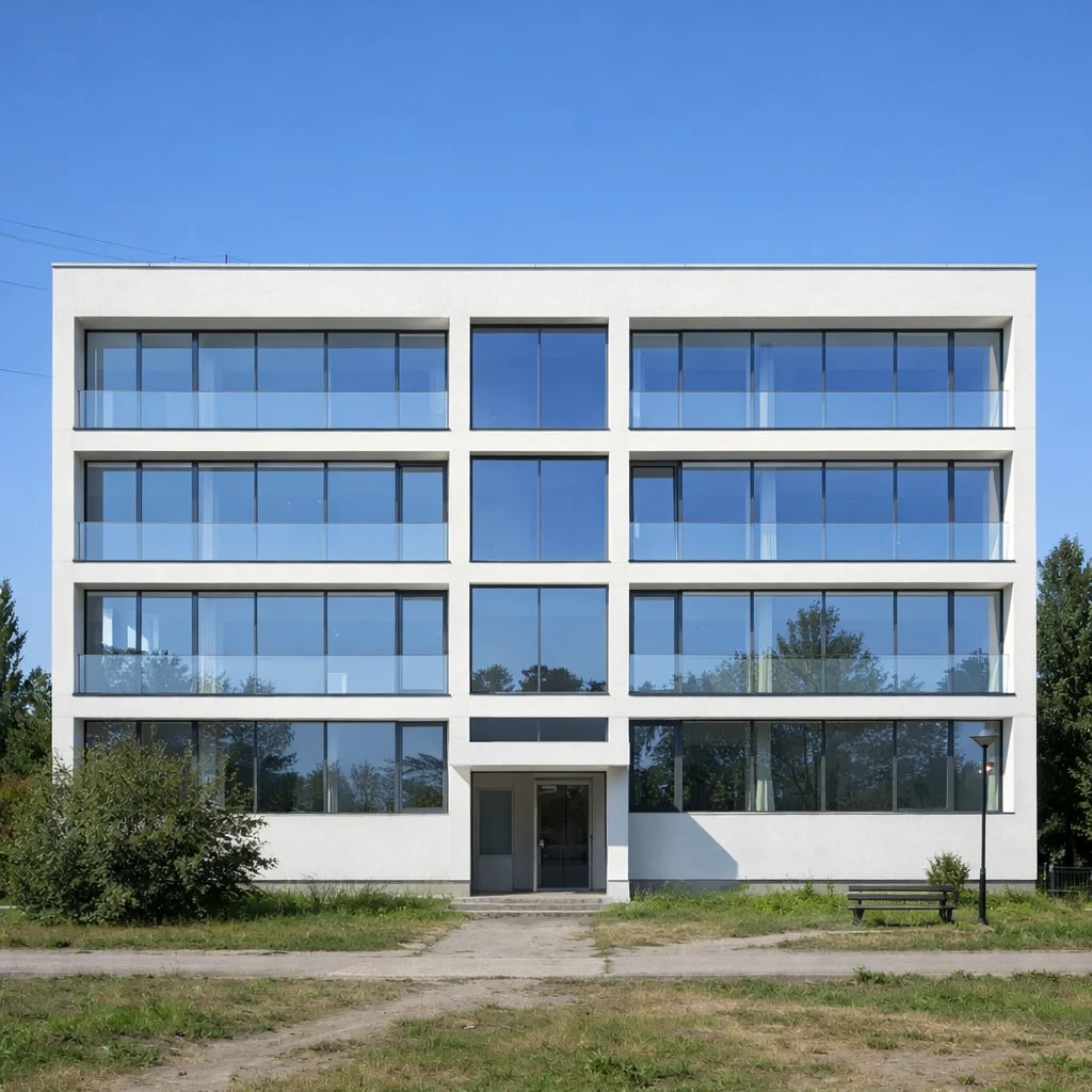 AI-transformed architecture design result