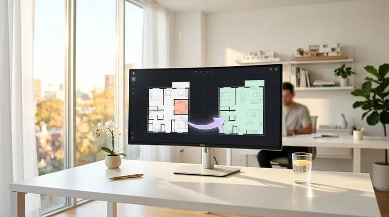Quick modification of floor plans