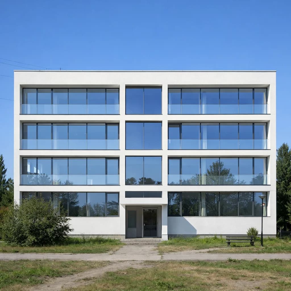 AI-transformed architecture design result