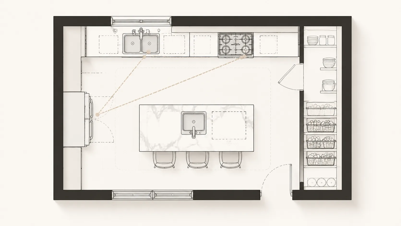 Kitchen Floor Plan Generator | AI Floor Plan